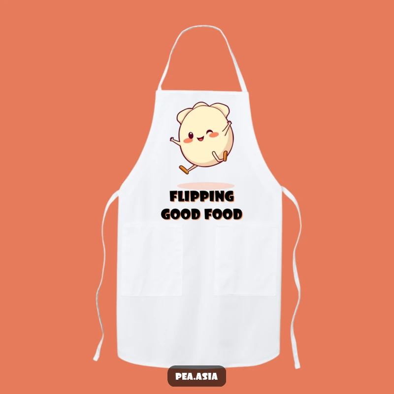 Funny Gyoza Cartwheel Apron: Kitchen Dumpling Chef Wear, Great Funny Gift