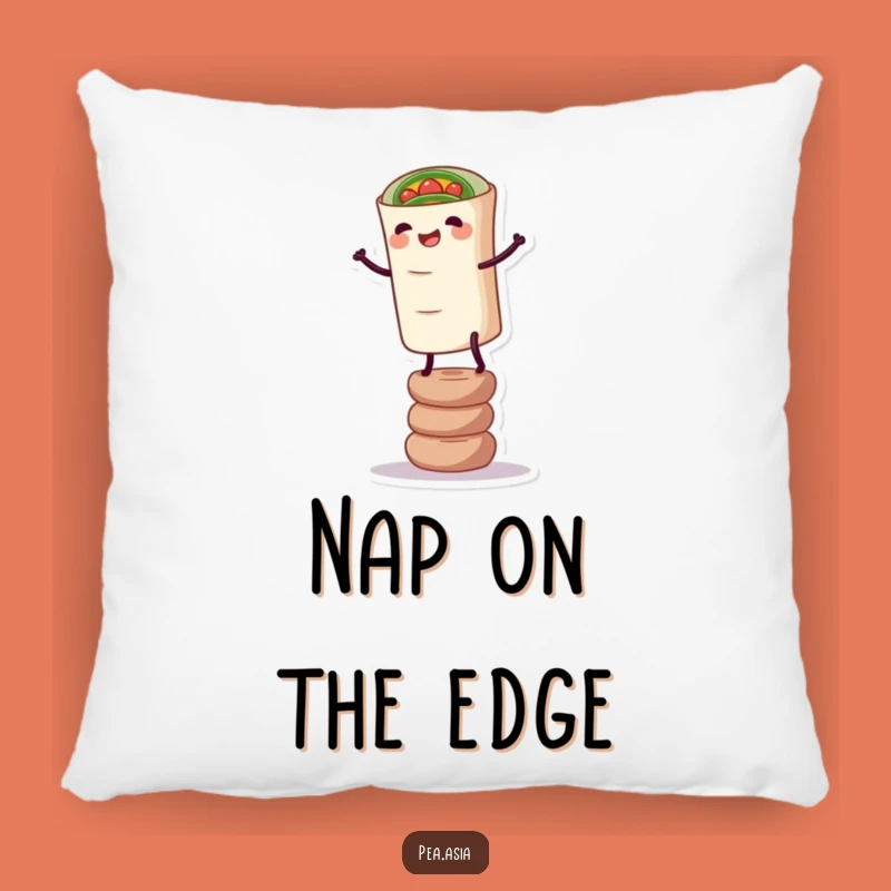 Funny Spring Roll Pillow: Comfy Balance Accent, Perfect Funny Gift for Any Room