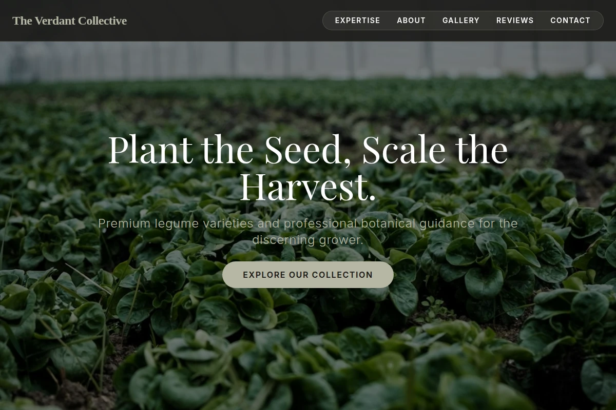 Legume Greenhouse
