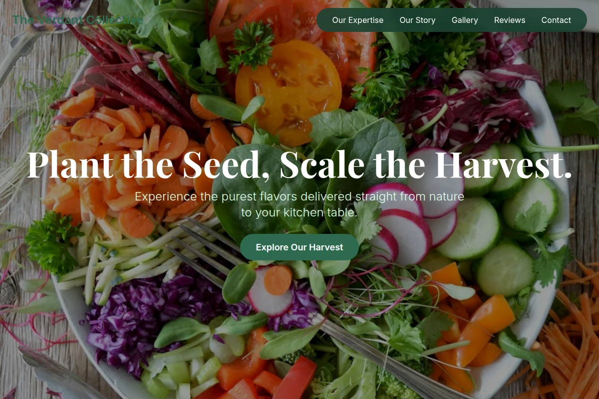 Sustainable Organic Food