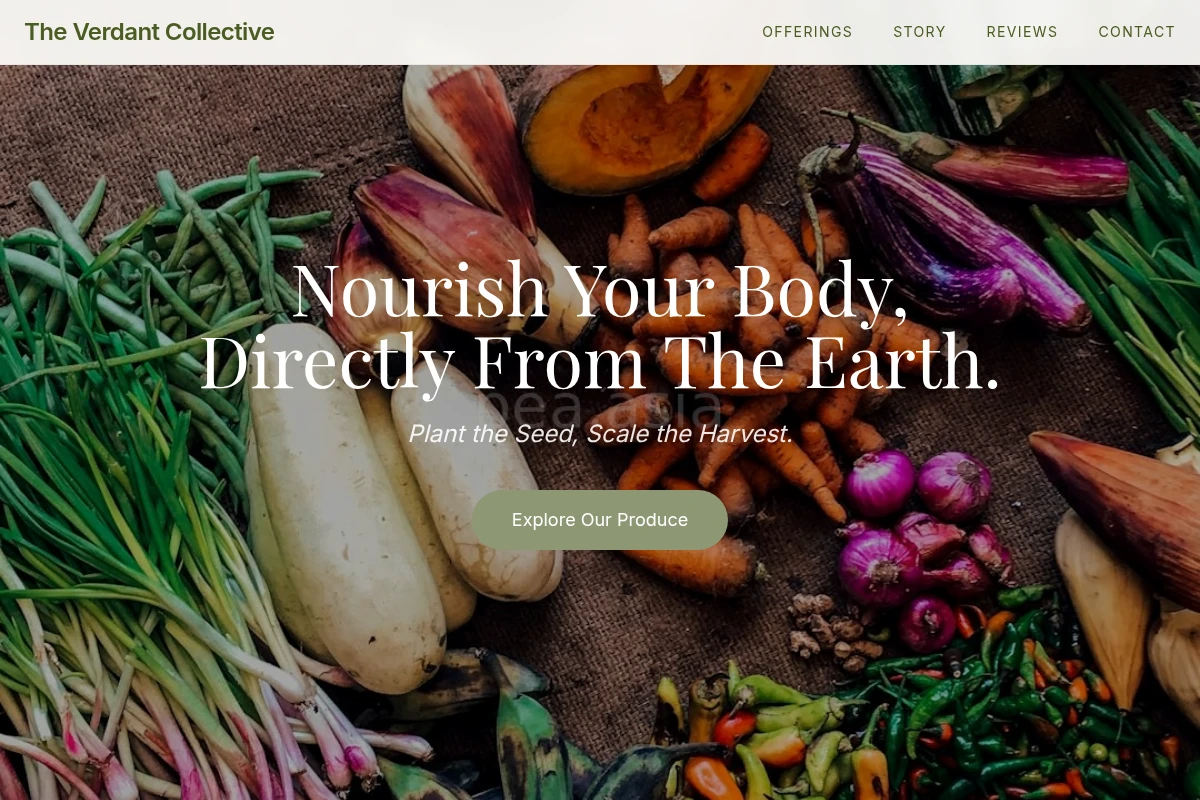 Soil Organic Food