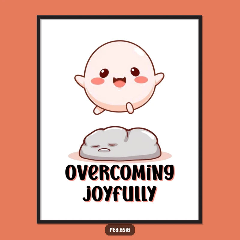 Funny Mochi Digital Art: Instant Dessert Leap Download, Perfect Funny Gift