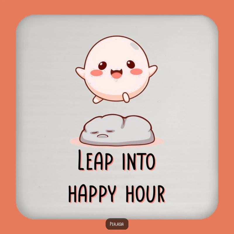 Funny Mochi Coaster: Sweet Leap Protection, Hilarious Funny Gift Set