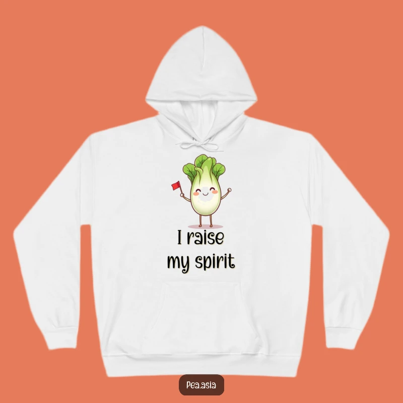Funny Bok Choy Hoodie: Cozy Veggie Cheer, Unique Funny Gift for Comfort