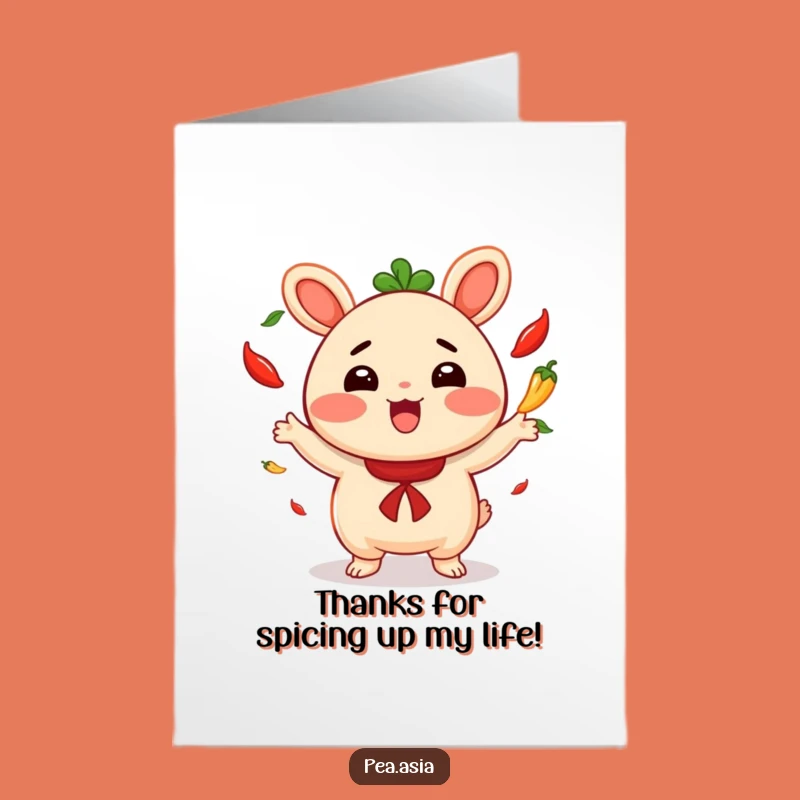 Bao Bun Thanks Free Printable Card - Juggling Appreciation