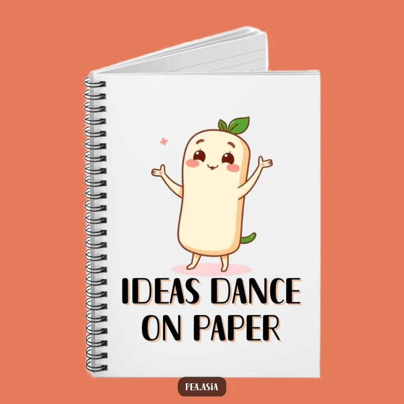 Funny Spring Roll Notebook: Delightful Dancer for Notes & Ideas