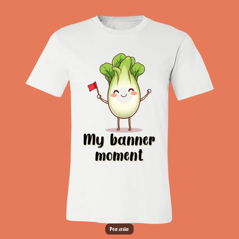 Funny Bok Choy T-Shirt: Waving Veggie Pride, Hilarious Funny Gift Apparel
