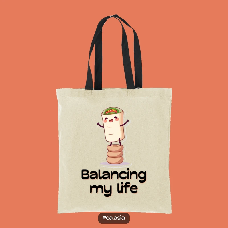Funny Spring Roll Tote Bag: Carry Your Essentials with Humor, Great Funny Gift